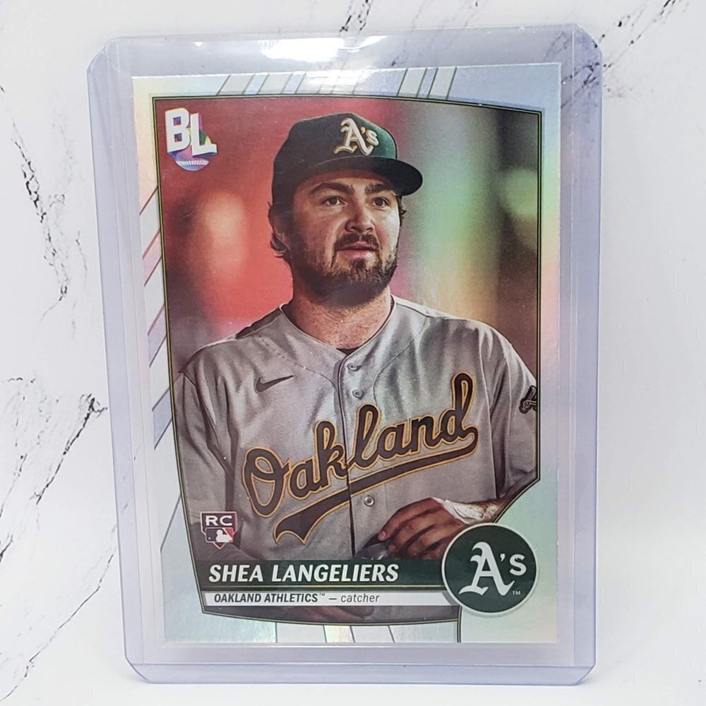 2023 Topps Big League Baseball Shea Langeliers RC Rainbow Foil #212